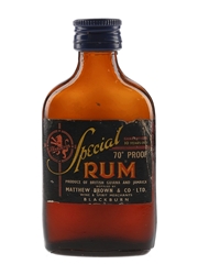 Matthew Brown Special Rum 10 Year Old Bottled 1960s-1970s 5cl / 40%