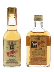 White Horse Bottled 1970s 2 x 4.7cl-5cl
