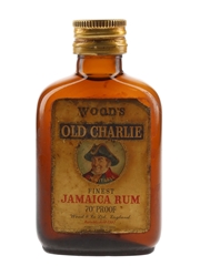 Wood's Old Charlie Finest Jamaica Rum Bottled 1960s 5cl / 40%