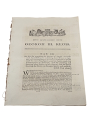 Act For Repealing The Duties Of Excise On Stills Used For Distilling Or Rectifying Low Wines Or Spirits For Consumption In Scotland: 1806
