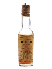 Whitehead 199 Rum Bottled 1940s-1950s 5cl / 40%