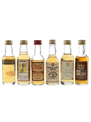 Assorted Blended Scotch Whisky Bottled 1980s-1990s 6 x 5cl / 40.5%