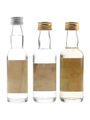 Clement, Courville & Saint-Etienne Rum Bottled 1980s 3 x 4cl-5cl