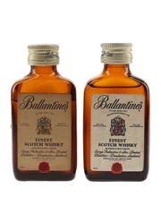 Ballantine's Finest Bottled 1980s 2 x 5cl
