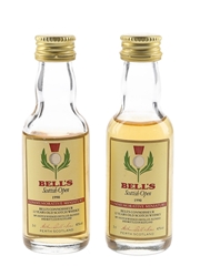 Bell's 12 Year Old Scottish Open 1990 Commemorative Miniature 2 x 3cl / 40%