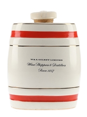 Scotch Whisky Barrel Dispenser W & A Gilbey Limited - Wade Ceramic 13.5cm x 11cm