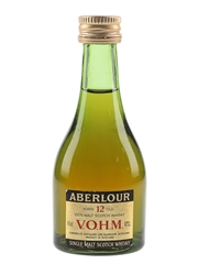 Aberlour 12 Year Old VOHM Bottled 1980s-1990s 4.5cl / 43%