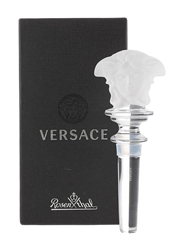Versace Crystal Frosted Medusa Bottle Stopper