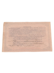 Prohibition Medicinal Liquor Prescription, Dated 1928  