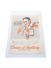 Cream of Kentucky Vintage Advertisements x 20 Dated 1930s-1940s - Norman Rockwell 