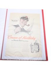 Cream of Kentucky Vintage Advertisements x 20 Dated 1930s-1940s - Norman Rockwell 