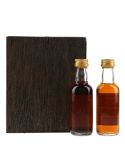 Macallan 12 & 18 Year Old Bottled 1980s 2 x 5cl / 43%