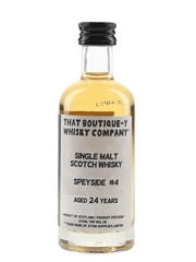 Speyside No.4 24 Year Old Batch 1 That Boutique-y Whisky Company 5cl / 47.8%