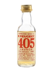 Springbank 12 Year Old Peugeot 405 Launch