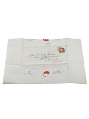 Glendronach Correspondence, Dated 1856 L & R R Thomas, Wine & Spirit Merchant 
