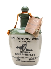 Tullamore Dew 12 Year Old Bottled 1970s - Ceramic Decanter 75cl / 40%