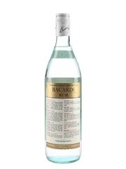 Bacardi Carta Blanca Bottled 1970s - Brazil 75.7cl / 40%