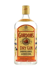 Gordon's Dry Gin Bottled 1980s - Duty Free 100cl / 47.4%