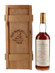 Macallan 25 Year Old Anniversary Malt