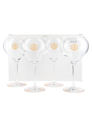 Veuve Clicquot Rich Champagne Glasses  4 x 21cm Tall