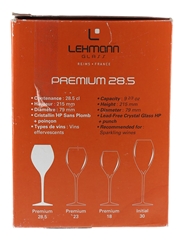 Lehmann Jamesse Champagne Glasses Champagne Ruinart 6 x 21.5cm Tall