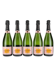 Veuve Clicquot Ponsardin Rose Champagne Dummy Bottles Empty Display Bottle 5 x 75cl