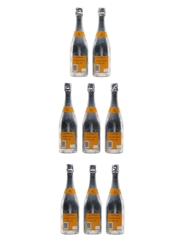 Veuve Clicquot Ponsardin Rich Dummy Empty Display Bottles 8 x 75cl