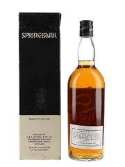 Springbank 12 Year Old Bottled 1970s 75.7cl / 46%