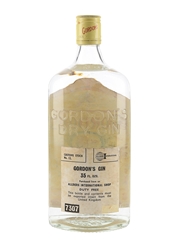 Gordon's Dry Gin Bottled 1970s - Duty Free 100cl / 47.3%