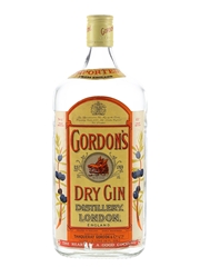 Gordon's Dry Gin Bottled 1970s - Duty Free 100cl / 47.3%