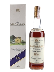 Macallan 1978 18 Year Old Bottled 1996 - Greece Import 70cl / 43%