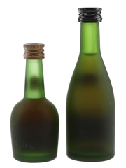 Courvoisier Napoleon & Remy Martin VSOP Bottled 1970s & 1980s 2x 3cl-5cl / 40%