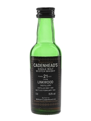 Linkwood 1969 21 Year Old Bottled 1991 - Cadenhead's 5cl / 55.8%