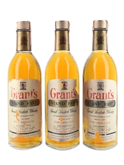 Grant's Standfast Bottled 1970s 3 x 75.7cl / 40%