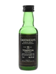 Tomatin 1976 13 Year Old Bottled 1990 - Cadenhead's 5cl / 60.5%