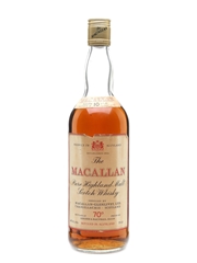 Macallan 10 Year Old Bottled 1970s 75cl / 40%