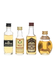 Blended Scotch Whisky Miniatures Dimple, Antiquary, Chivas Regal, Bell's 3 x 5cl, 3cl / 40%