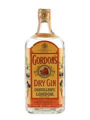 Gordon's Dry Gin Spring Cap Bottled 1950s-1960s - Wax & Vitale 75cl / 47%