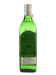 Burne Turner Dry Gin Bottled 1970s 75.7cl / 40%