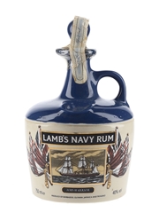 Lamb's Navy Rum HMS Warrior Bottled 1980s - Ceramic Decanter 75cl / 40%