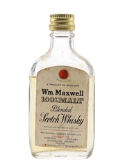 WM Maxwell 100% Malt Bottled 1970s 4cl / 43%