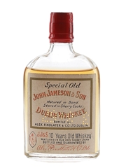 John Jameson & Son 10 Year Old Special Old Bottled 1960s - Alex Findlater & Co. Ltd 7cl / 40%
