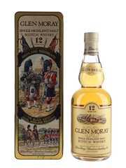 Glen Moray 12 Year Old Bottled 1990s - Scotland's Historic Highland Regiments 70cl / 40%