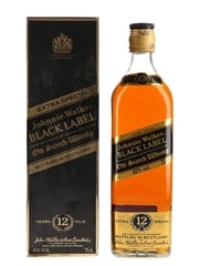 Johnnie Walker Black Label 12 Year Old Bottled 1980s 75cl / 40%