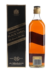 Johnnie Walker Black Label 12 Year Old Bottled 1980s 75cl / 40%
