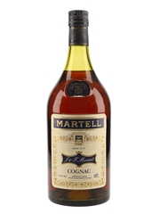 Martell 3 Star Cognac Bottled 1970s - Fourcroy 94cl / 40%