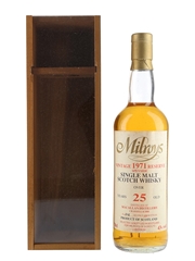 Macallan 1971 25 Year Old Bottled 1990s - Milroy's Of Soho 70cl / 43%