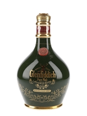 Glenfiddich 18 Year Old Ancient Reserve Bottled 1980s - Green Spode Decanter 75cl / 43%