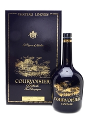 Courvoisier Cognac Royal Limoges Ceramic Decanter 70cl / 40%