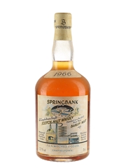 Springbank 1966 Local Barley Cask Number 473 Bottled 1996 70cl / 52.5%